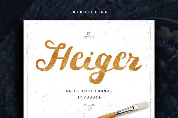 Kostenloser Download der Heiger Schriftart - Modern und Einzigartig