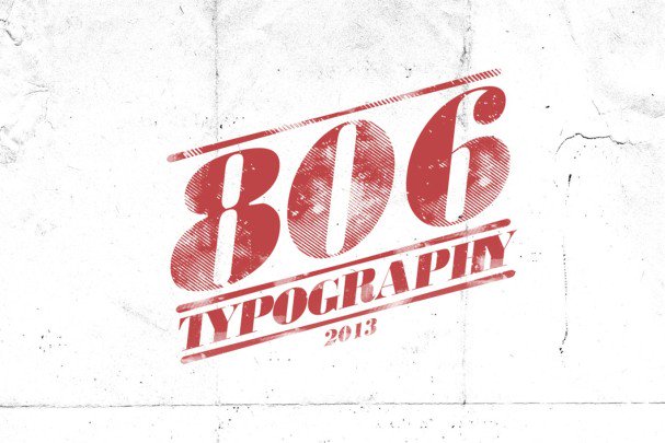 Скачайте бесплатно шрифт 806 Typography - современный и стильный