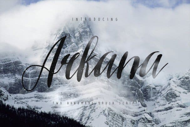 Download Arkana Script Typeface Free - Elegant Handwritten Font