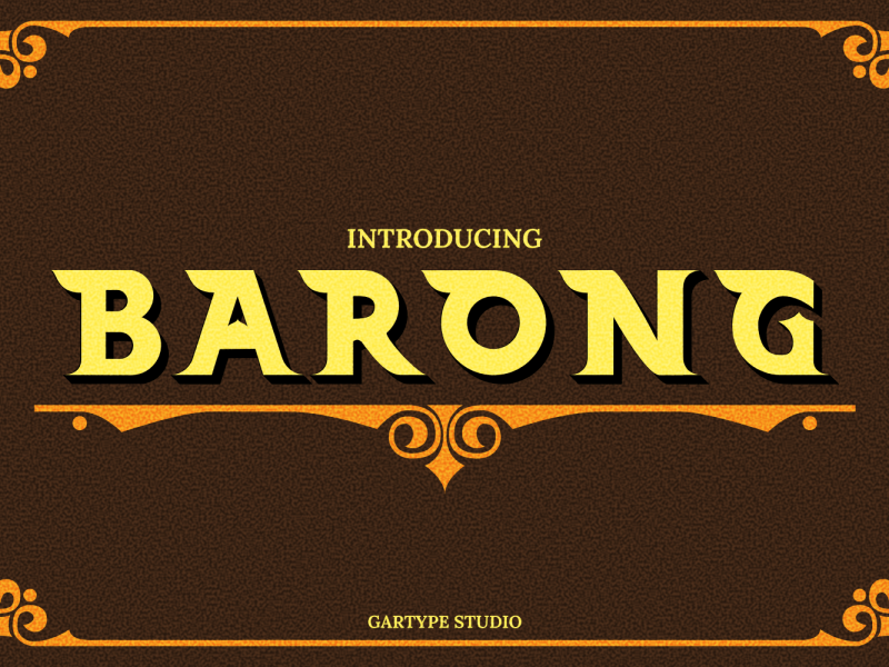 Download Barong Font Free - Unique Artsy Style for Design