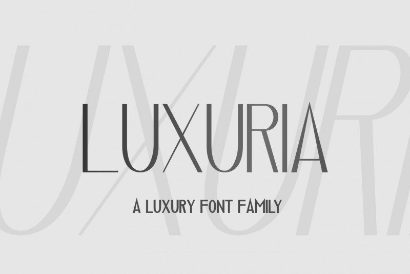 Download Luxuria Font Free - Elegant & Stylish Typography