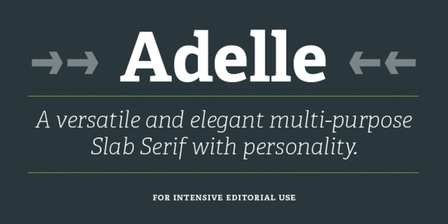 Download Adelle Font Free - Versatile Serif Typeface Style