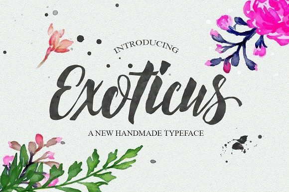 Entdecken Sie die Exoticus Schriftart – Kostenloser Download für kreative Projekte