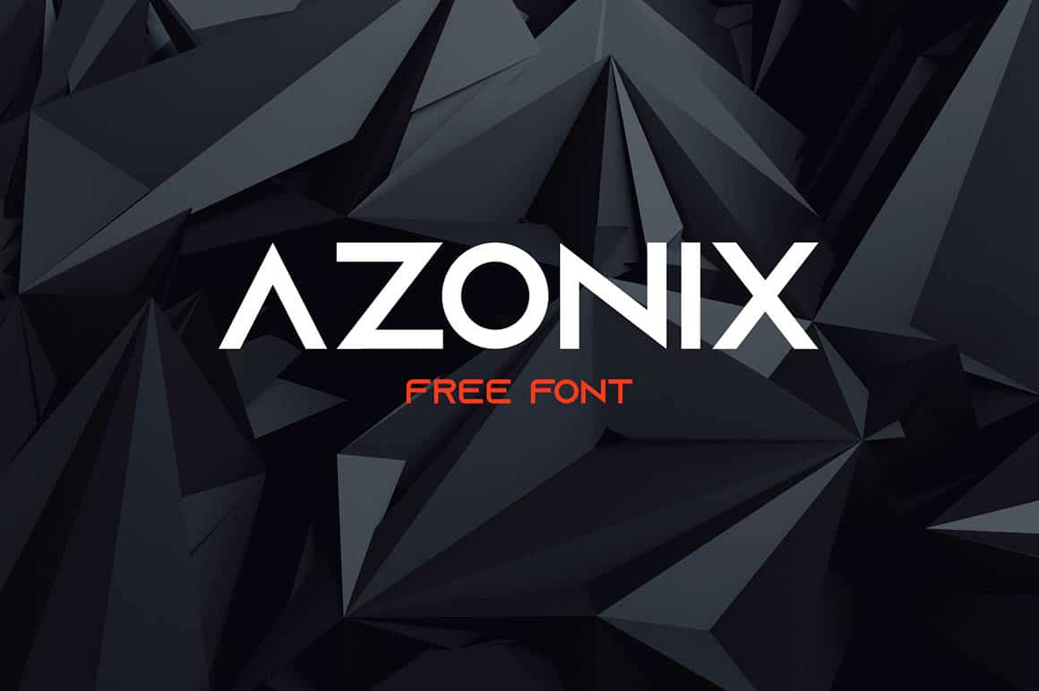 Download Azonix Font for Free - Modern Geometric Design