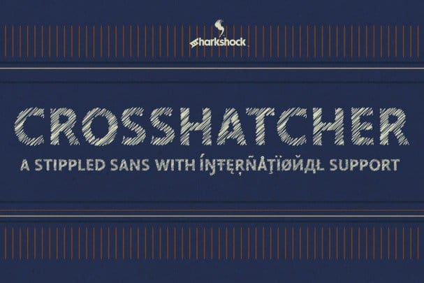 Download Crosshatcher Font Free - Unique Graphic Style