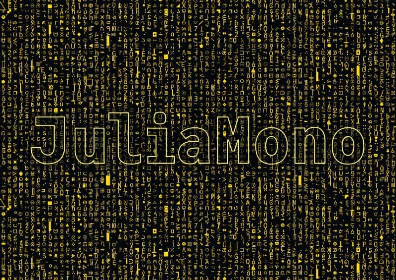 Download JuliaMono Free - Stylish Monospaced Typeface