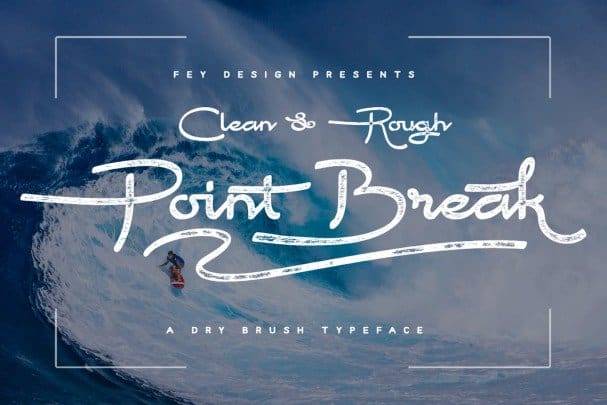 Download Point Break Clean and Rough Font for Free Today