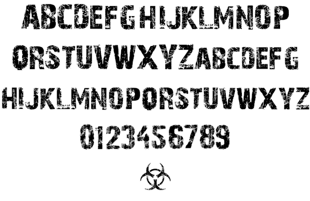 Download 28 Days Later Font Free - Grunge Horror Style