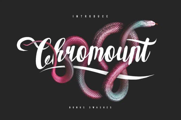 Laden Sie die Chromount Typeface kostenlos herunter - Vielseitige Schriftart für kreative Designs