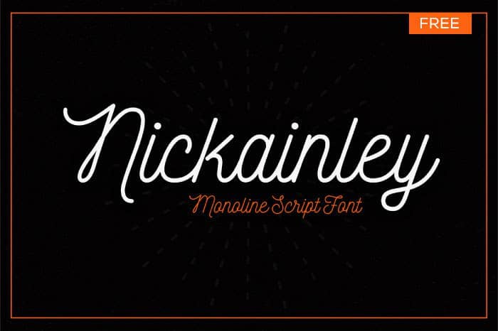 Kostenlos herunterladen: Nickainley - Die stilvolle moderne Schriftart