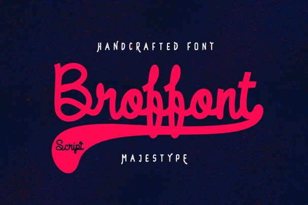 Download Broffont Free - Stylish Modern Font for All Uses