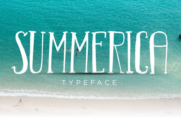 Скачайте Summerica Typeface - уникальный и стильный шрифт для дизайна!