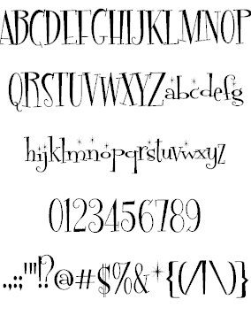 Laden Sie die Fontdinerdotcom Sparkly kostenlos herunter – Funkelnde Schrift für kreative Designs