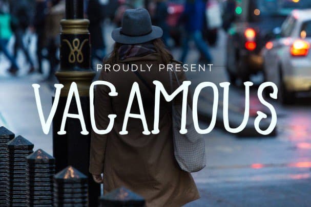 Download Vacamous Typeface Free - Stylish Contemporary Font