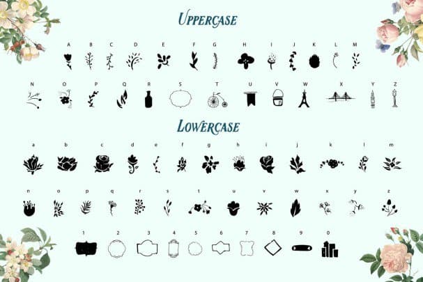 Free Download LONSSA ORNAMENT - Cute Symbol Font for Fun Designs