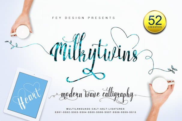 Download Milkytwins Script Free - Playful Handwritten Font