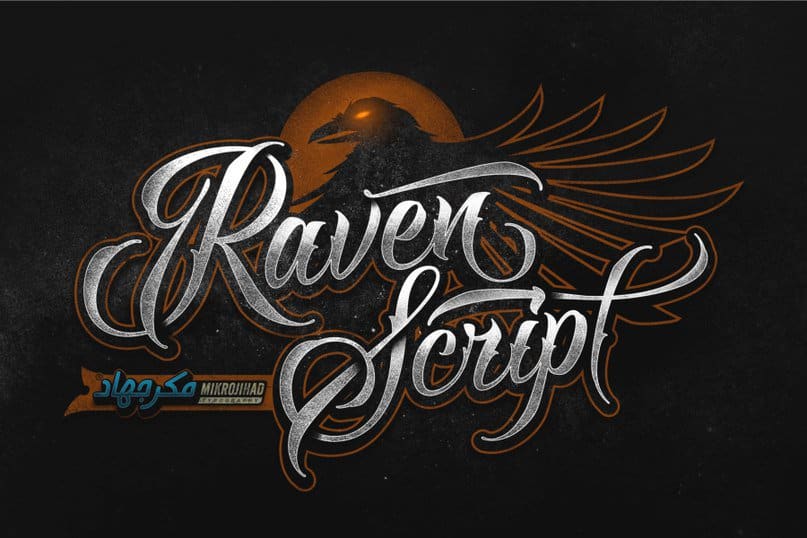 Ravenscript: Die kostenlose, stilvolle Schriftart für kreative Designs