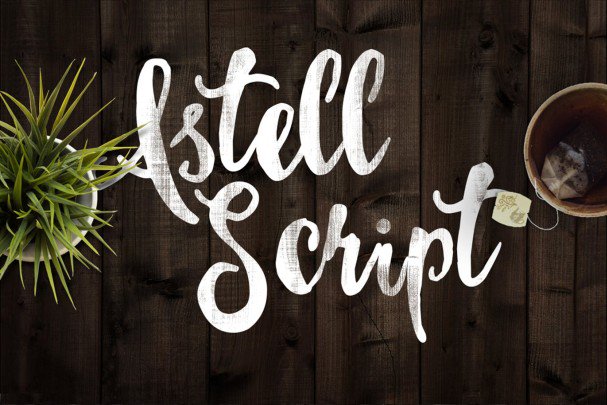 Download Astel Script Typeface Free - Elegant Handwritten Style