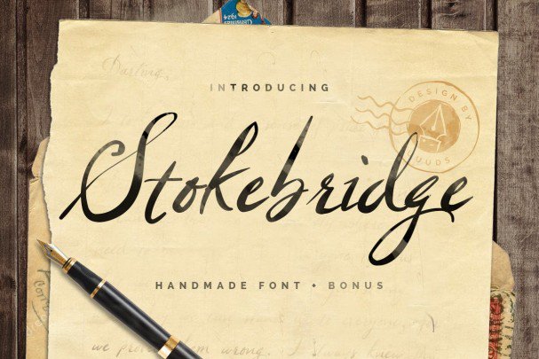 Download Stokebridge Font Free - Unique Handwritten Style