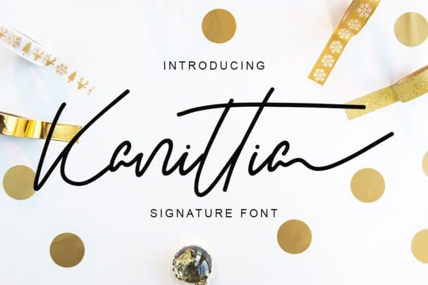 Download Kanittia Font Free - Modern Type with Style