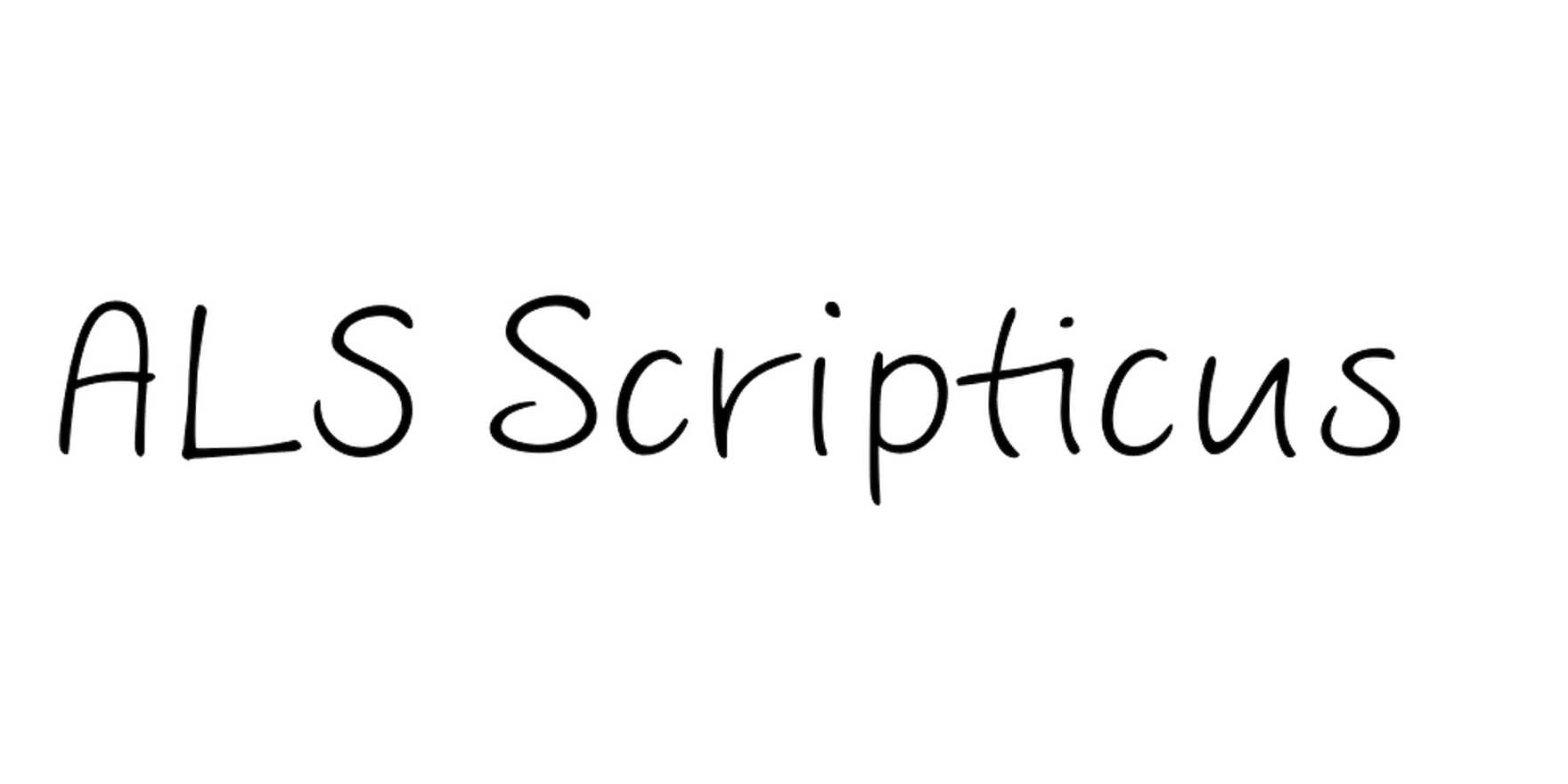 Download ALS Scripticus Free - Unique Artistic Font