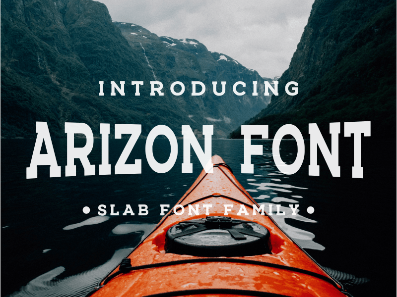 Laden Sie die Arizon Schriftart kostenlos herunter - Modern & vielseitig