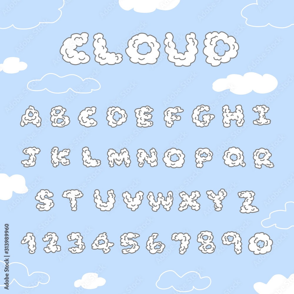 Download AZ Clouds Font Free - Stylish and Versatile