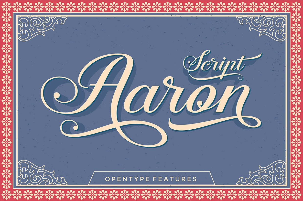 Download Aaron Script Font Free - Stylish Handwritten Design