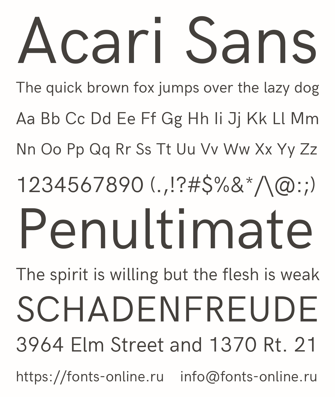 Download Acari Font Free - Modern Versatile Typeface