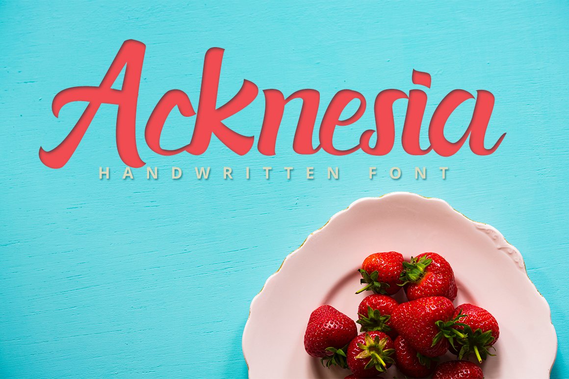 Download Acknesia Font Free - Unique and Stylish Design