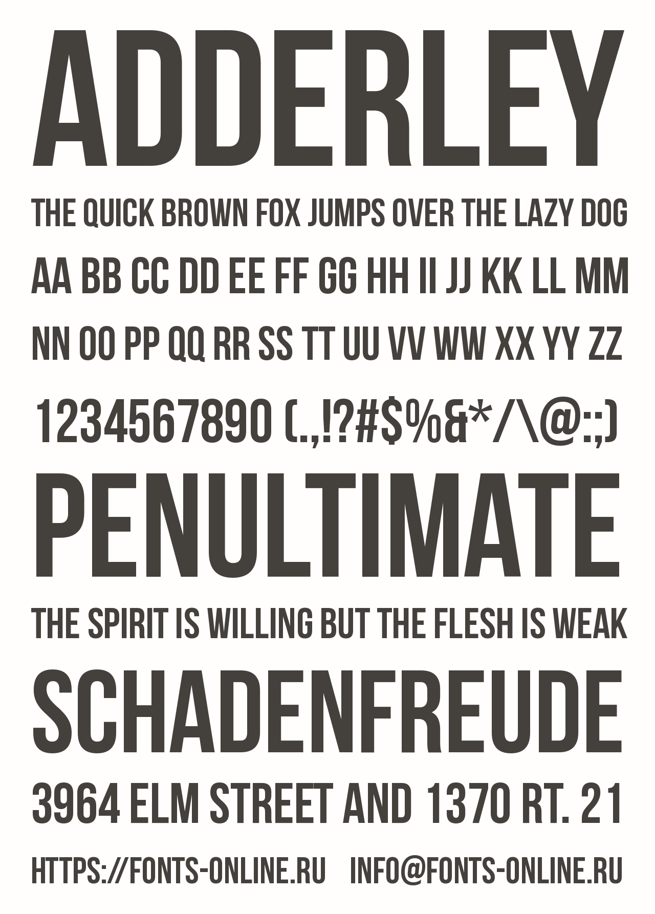 Gratis herunterladen: Adderley - Stimmungsvolle und moderne Schriftart