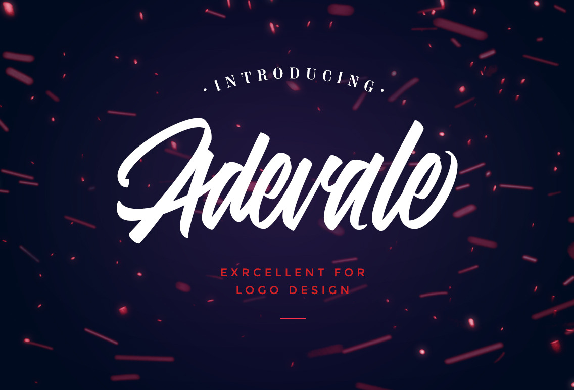 Free Download: Adevale Script Font - Charming Handwritten Style