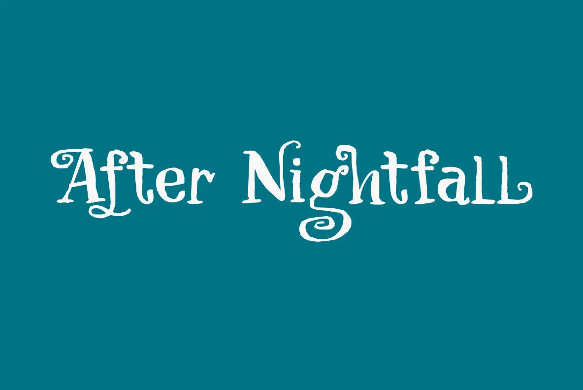 Download After Nightfall Font - Free Mystical Script