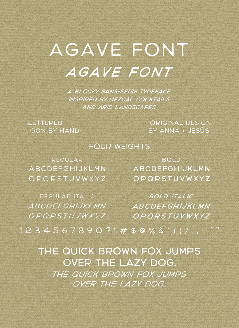 Download Agave Font Free - Modern Sans Serif Style