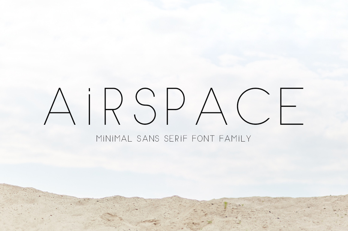 Download Airspace Font Free - Modern Geometric Style