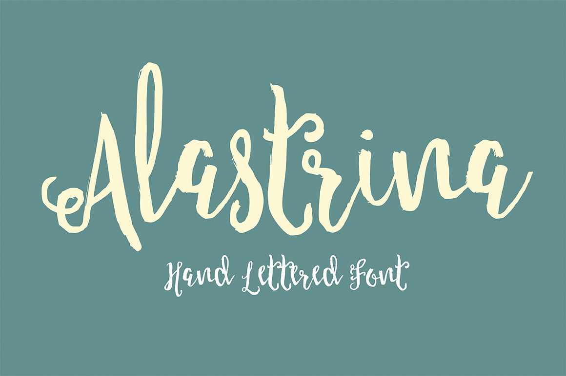 Скачайте Alastrina Typeface - стильный шрифт для творчества