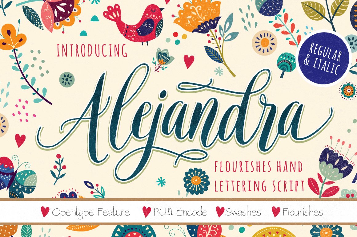 Download Alejandra Font Free - Elegant and Stylish Typeface