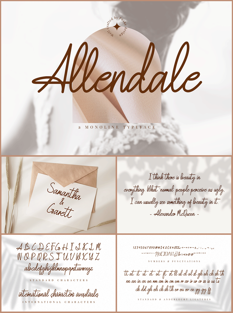 Download Allendale Font Free - Chic & Modern Typeface