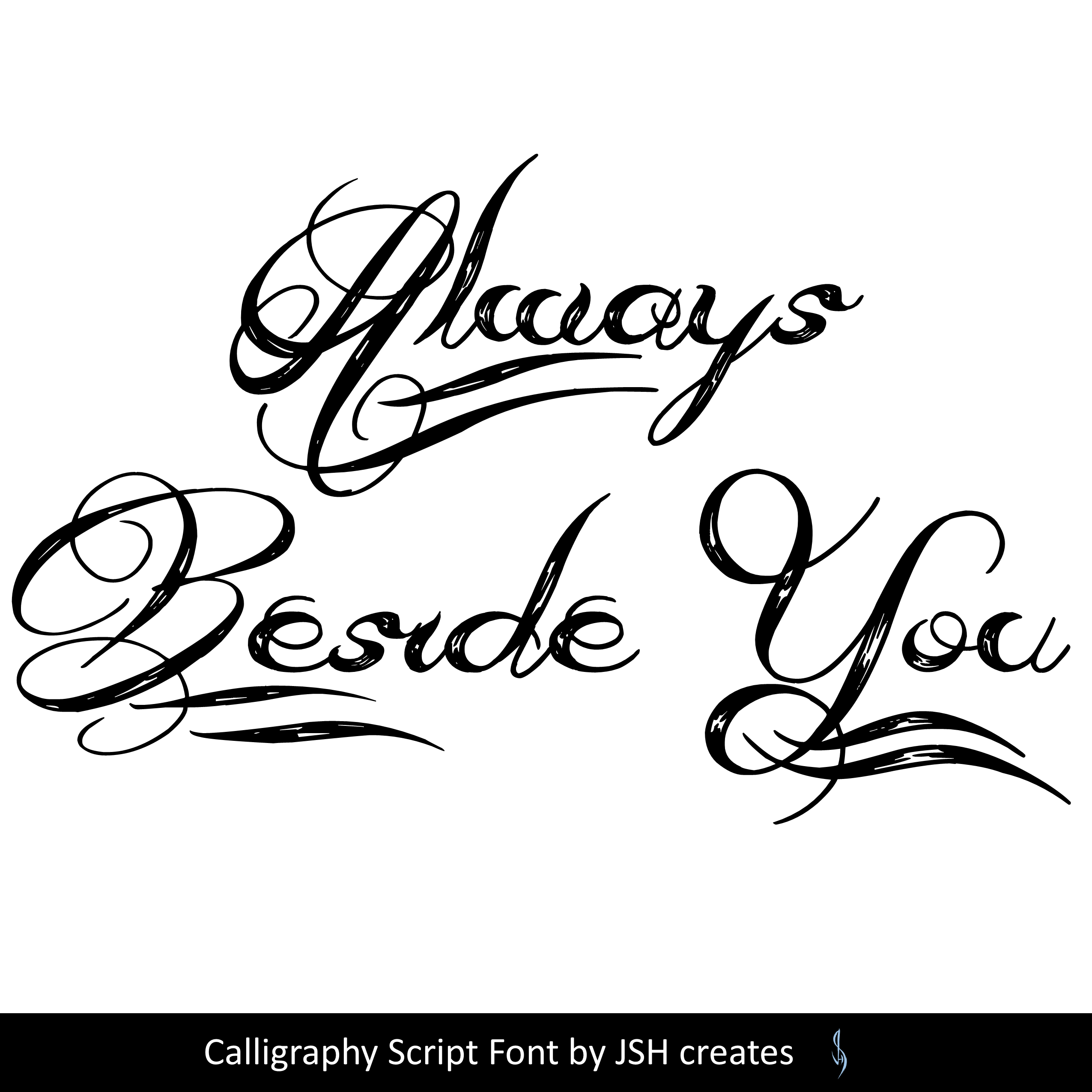 Скачайте шрифт Always Beside You - стильный и уютный