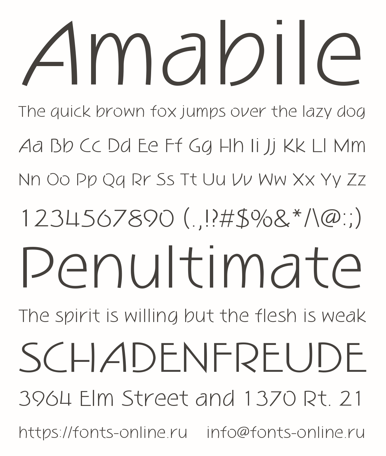 Download Amabile Font Free - Stylish & Versatile Design