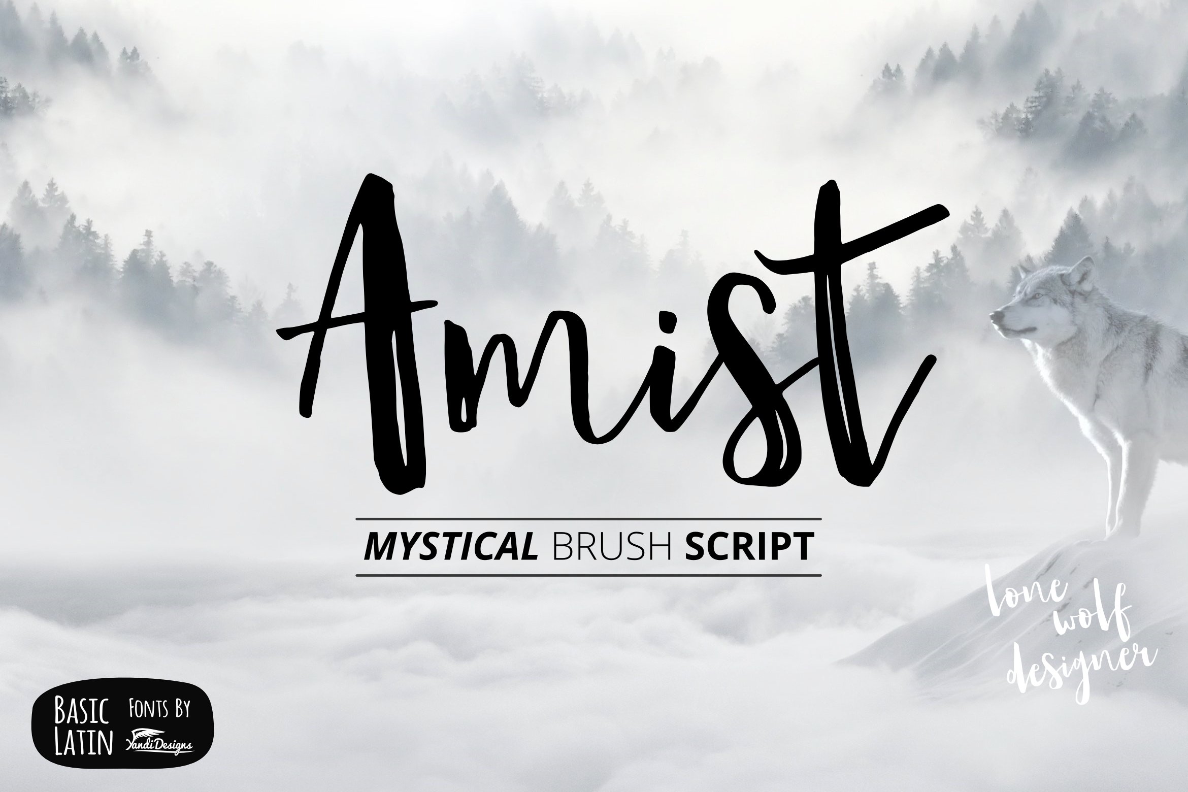 Download Amist Mystical Script Font Free - Enchanting Calligraphy