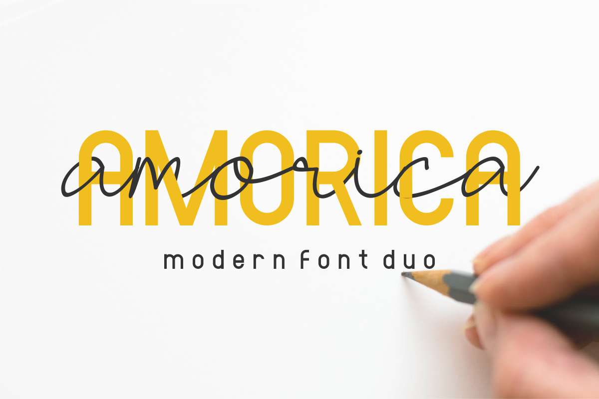 Download Amorica Font Free - Unique Artistic Display Typeface