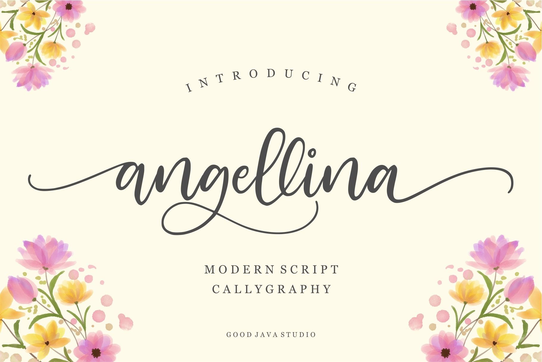 Download Angellina Font Free - Elegant Script Typeface