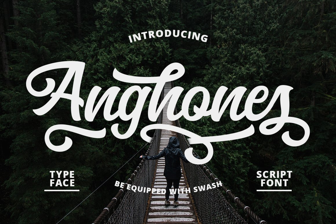 Download Anghones Font Free - Modern Versatile Typeface