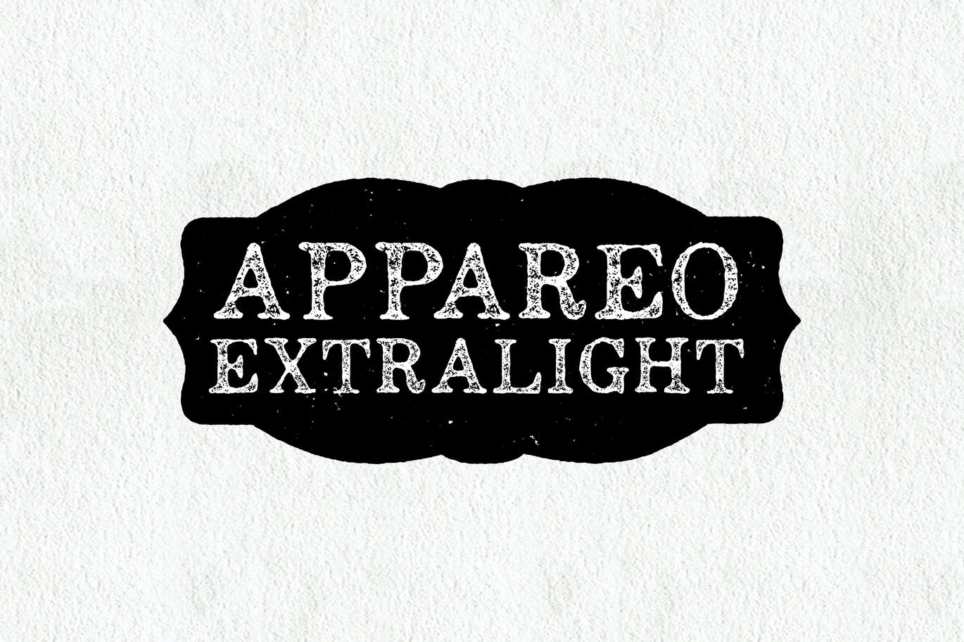 Download Appareo Extra Light Free - Stylish Modern Font