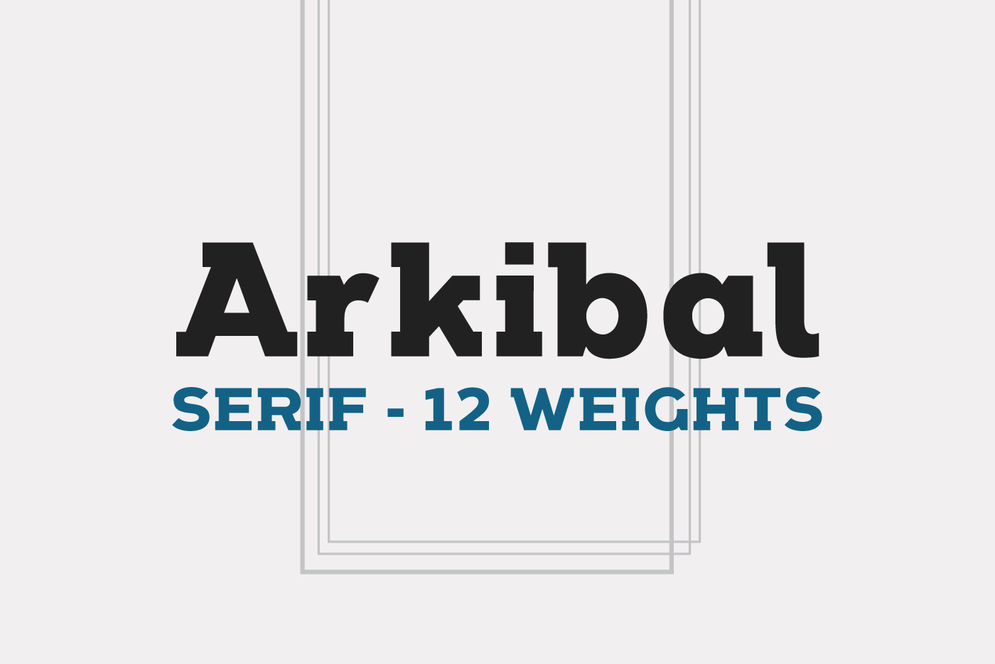 Скачайте Arkibal Serif - стильный и элегантный шрифт бесплатно!