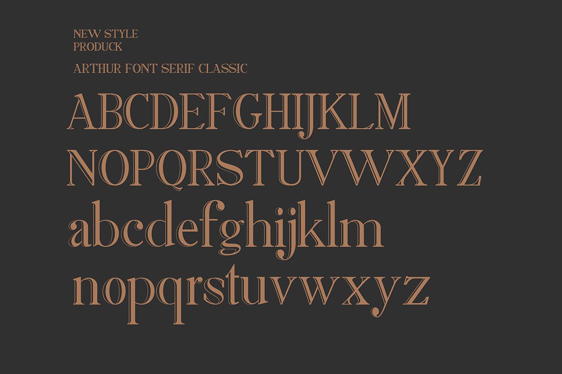 Скачайте бесплатно шрифт Arthur Typeface - современный и стильный