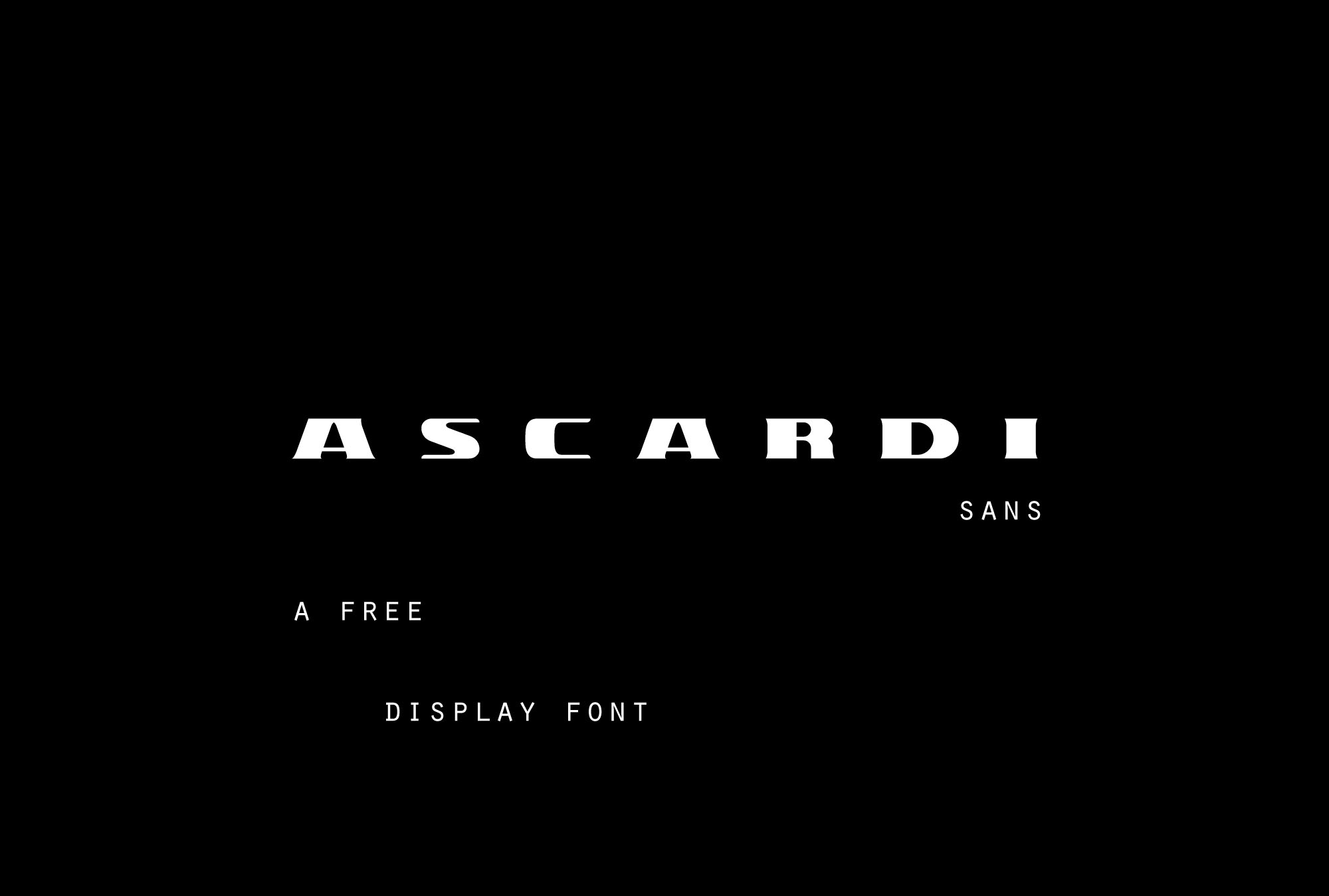 Download Ascardi Font Free - Stylish Modern Typeface