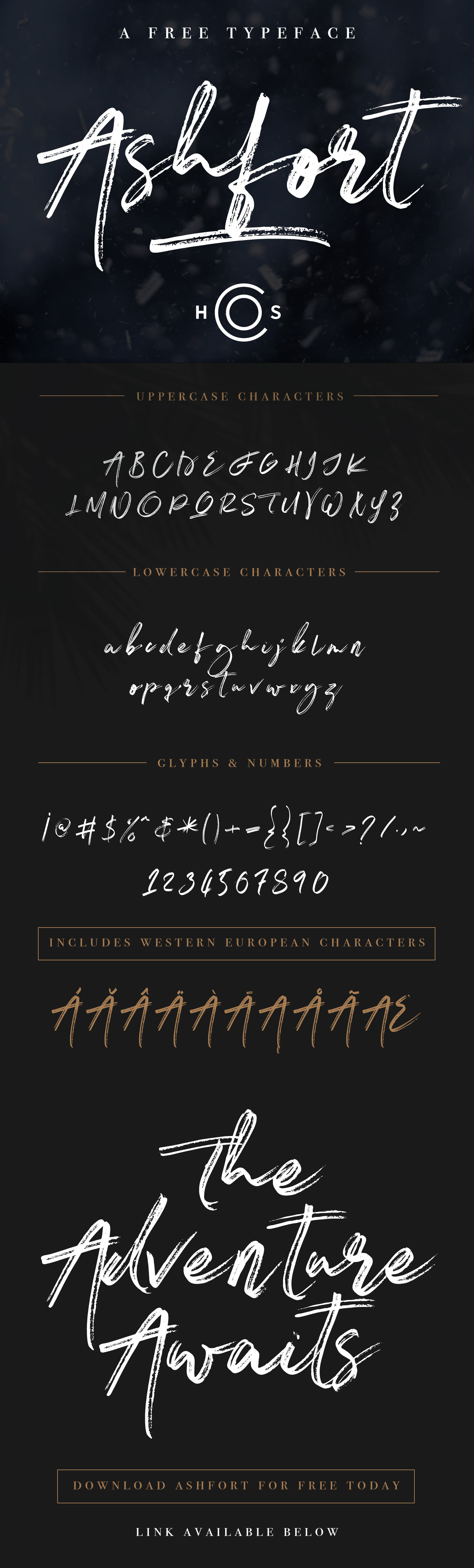 Download Ashfort Font Free - Stylish & Versatile Typeface