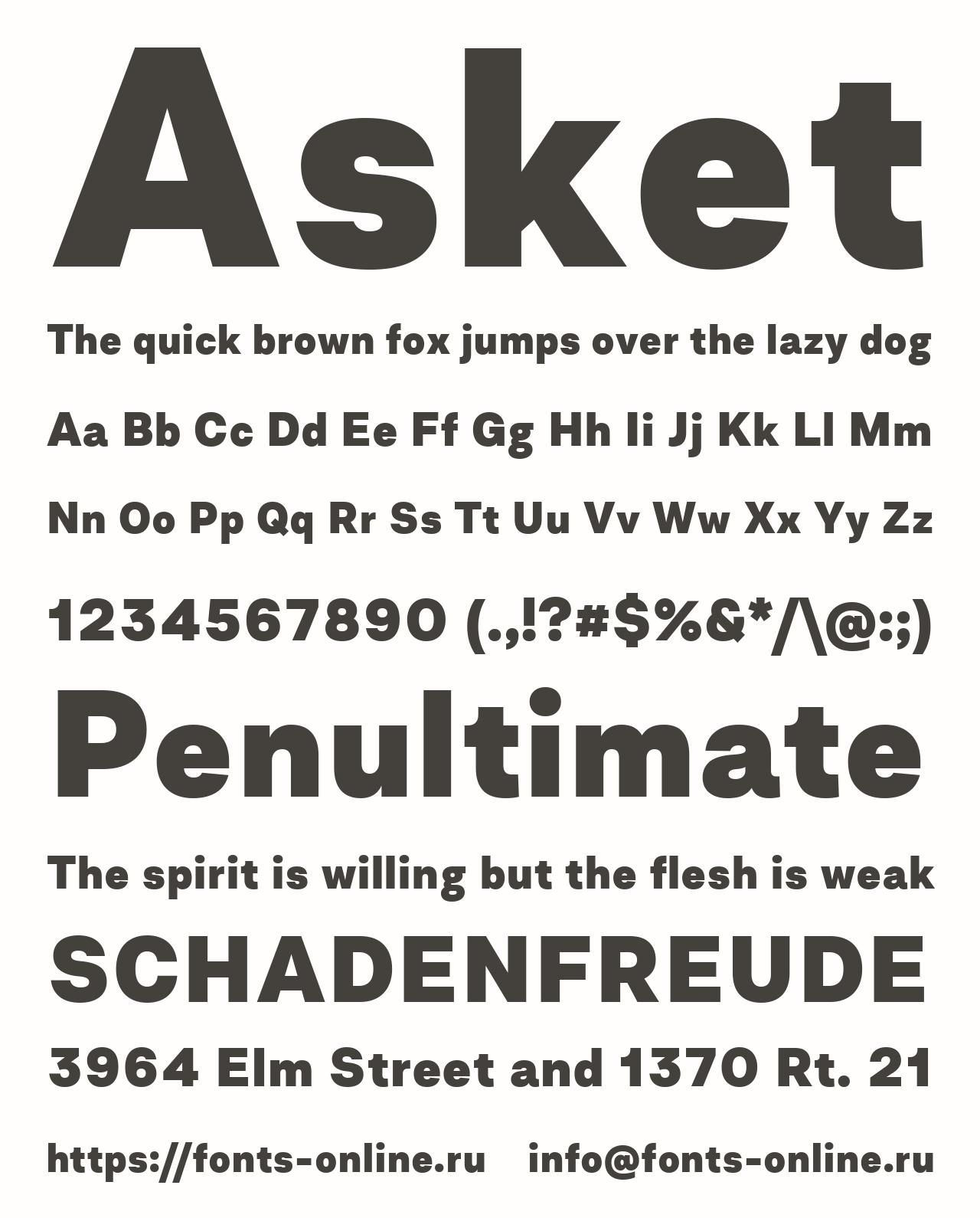 Free Download Asket Font - Modern Sans Serif Style